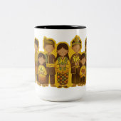 Bunian/Sebabah People ツートーンマグカップ (中央)