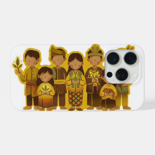 Bunian/Sebabah People iPhoneケース (裏面横)