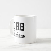 bunions コーヒーマグカップ (正面左)