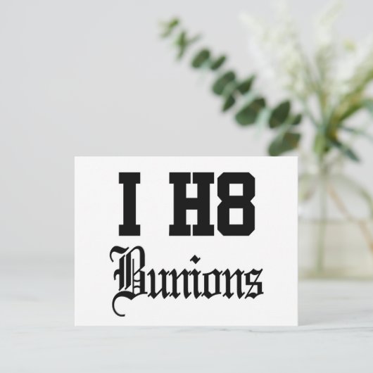 bunions ポストカード (スタンド正面)