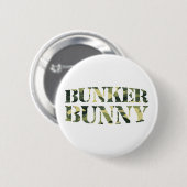 BUNKER BUNNY カモフラージュ/迷彩 缶バッジ (正面&裏面)