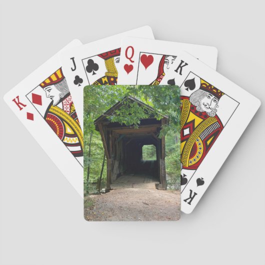 Bunker Hill Covered Bridge トランプ (裏面)