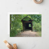 Bunker Hill Covered Bridge ノートカード (正面/裏面インサイチュ)