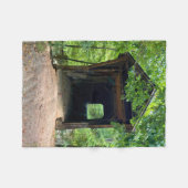 Bunker Hill Covered Bridge フリースブランケット (正面(横))