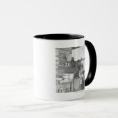 bunkhouseの中のコーヒーを作っているカウボーイ マグカップ (正面右)