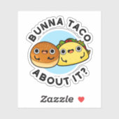 Bunna Taco Itのフードパおもしろいンについて シール (シート)