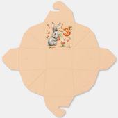 BunniesとCarrots 3rd誕生日パーティー フェイバーボックス (見開き)