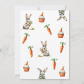 BunniesとCarrots 3rd誕生日パーティー 招待状 (裏面)