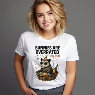 BunniesはFeral T-Shirtの過格付け Tシャツ