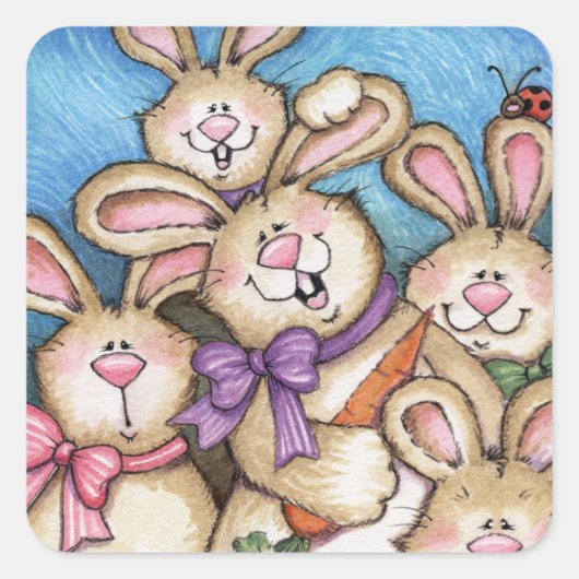 Bunnies – シール (正面)