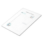 Bunnies and Boxes Dailyプランナーメモ帳 ノートパッド (アングル)