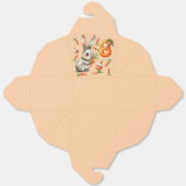 Bunnies and Carrots 8th Birthday Partyお願いボックス フェイバーボックス (見開き)