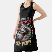 Bunnies Are Overrated Stay Feral エプロン (インサイチュ)