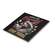 Bunnies Are Overrated Stay Feral タイル (側面)