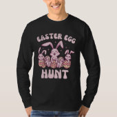Bunnies Easter Egg Hunt  Bunny Easter for Boys Gir Tシャツ (正面)