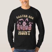 Bunnies Easter Egg Hunt  Bunny Easter for Boys Gir Tシャツ (正面)