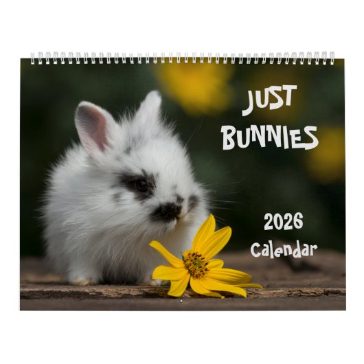 Bunnies Large Wall Calendar カレンダー (カバー)