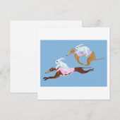 Bunnies riding Greyhounds シーズンカード (正面/裏面)