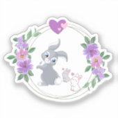 Bunnies with their Mama シール (正面)