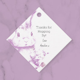 Bunnyの赤来ちゃんシャワー フェイバータグ