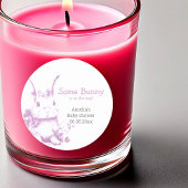 Bunnyの赤来ちゃんシャワー ラウンドシール