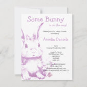 Bunnyの赤来ちゃんシャワー 招待状 (正面)