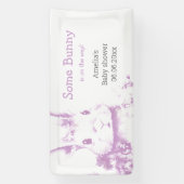 Bunnyの赤来ちゃんシャワー 横断幕 (縦)