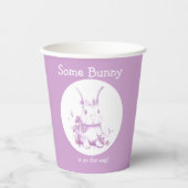 Bunnyの赤来ちゃんシャワー 紙コップ (正面)