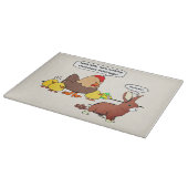 Bunnyはチョコレートウンチ漫画おもしろいを作る カッティングボード (角)