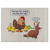 Bunnyはチョコレートウンチ漫画おもしろいを作る カッティングボード (正面)