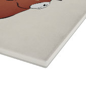 Bunnyはチョコレートウンチ漫画おもしろいを作る カッティングボード (角)