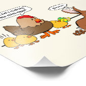 Bunnyはチョコレートウンチ漫画おもしろいを作る フォトプリント (角)