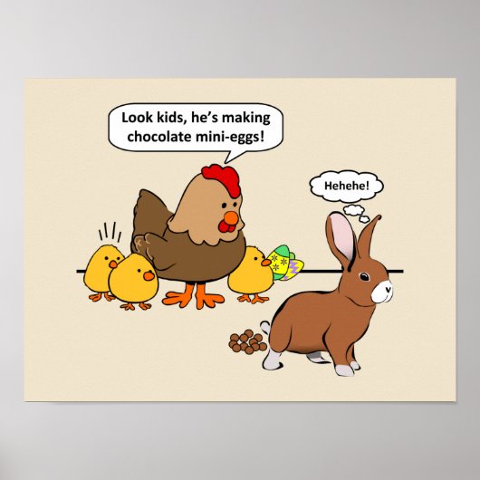 Bunnyはチョコレートウンチ漫画おもしろいを作る ポスター (正面)