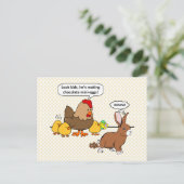 Bunnyはチョコレートウンチ漫画おもしろいを作る ポストカード (スタンド正面)