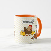 Bunnyはチョコレートウンチ漫画おもしろいを作る マグカップ (正面右)