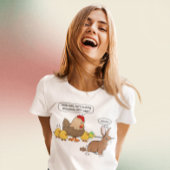 Bunnyはチョコレートウンチ漫画おもしろいを作る Tシャツ