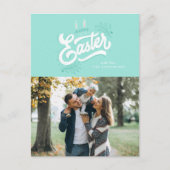 Bunny耳「ハッピーイースター」写真 案内ポストカード (正面)