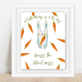 Bunny – 甘い混乱の赤ちゃんシャワーゲームを推測 ポスター