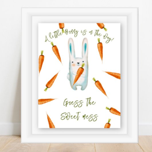 Bunny – 甘い混乱の赤ちゃんシャワーゲームを推測 ポスター