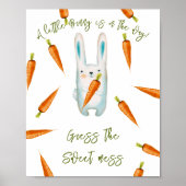 Bunny – 甘い混乱の赤ちゃんシャワーゲームを推測 ポスター (正面)