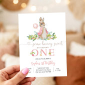 Bunny 1st Birthday Invitation 招待状