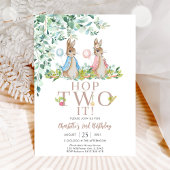 Bunny 2nd Birthday Invitation 招待状