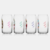 Bunny and Child photo in Oval Frame Easter ガラス缶 (左)