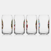 Bunny and Child photo in Oval Frame Easter ガラス缶 (左)