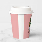 Bunny and Child photo in Oval Frame Easter 紙コップ (右)