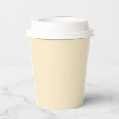 Bunny and Child Photo Oval Frame Easter 紙コップ (裏面)