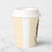 Bunny and Child Photo Oval Frame Easter 紙コップ (右)