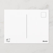 Bunny and plant postcard ポストカード (裏面)