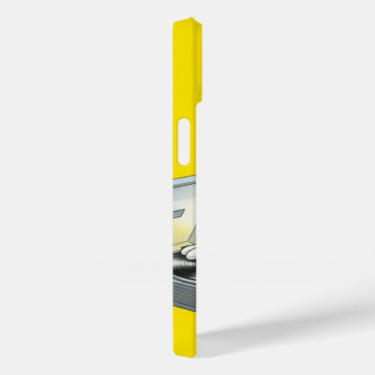  Bunny and Vinyl, by Natasha Us   Case-Mate iPhoneケース (裏面 / 右)