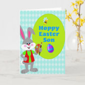 Bunny Artist Happy Season Card カード (黄色い花)